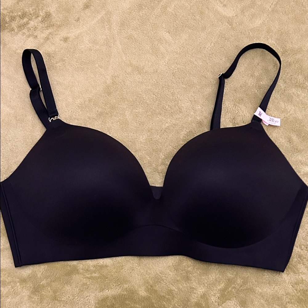 Black Women's Wireless Push-up Bra